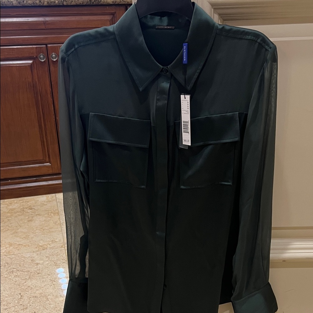 Elegant Dark Green Men's Shirt